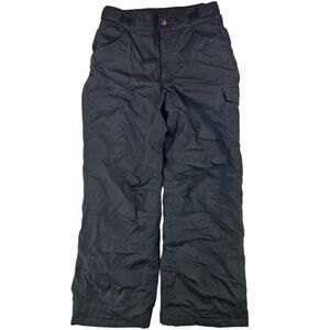 Columbia | Black, Fleece Lined, Snow Pants | Size Large (14/16)